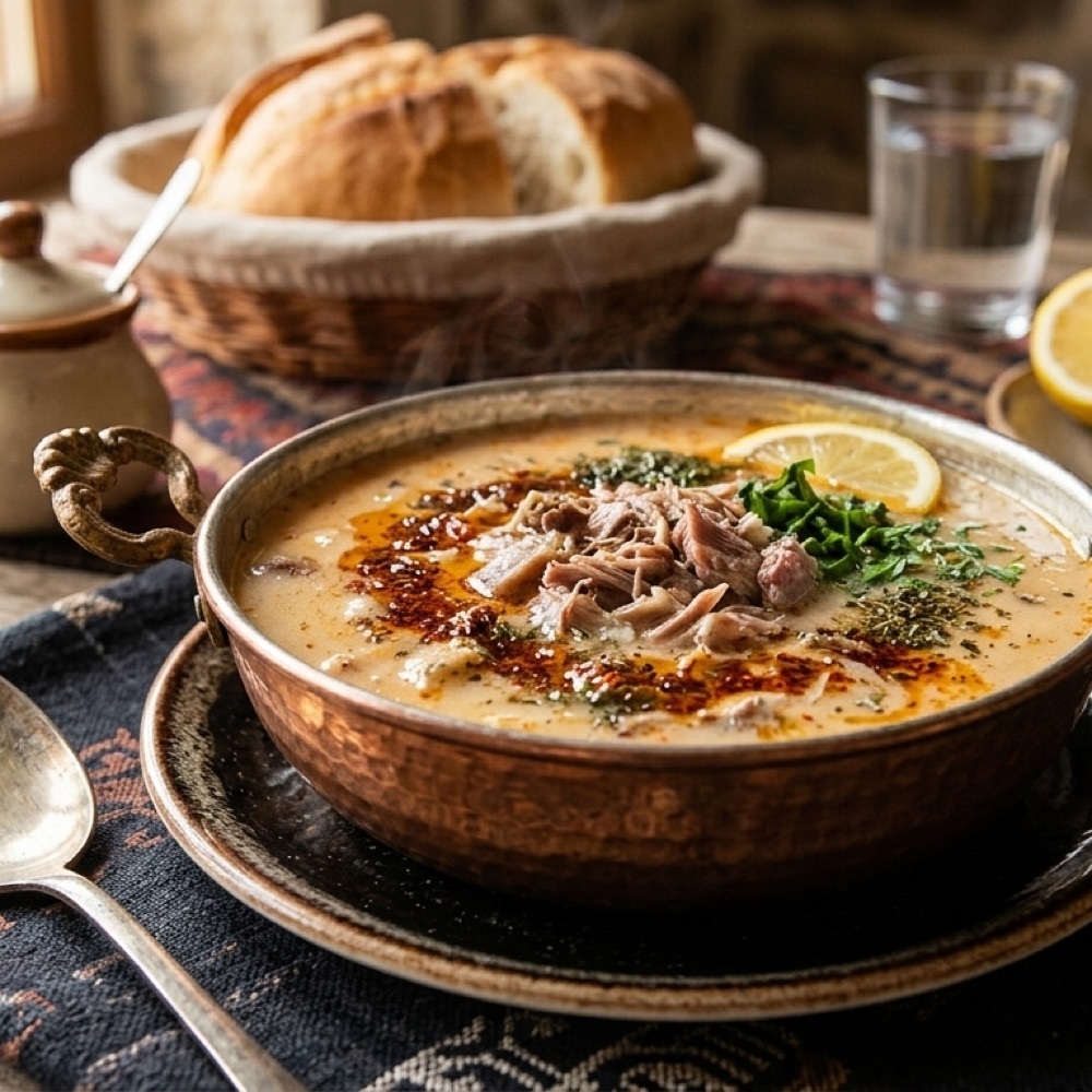 Çürük Çorbası (90gr kuzu gerdan, kelle ve kemik suyu ile hazırlanır)