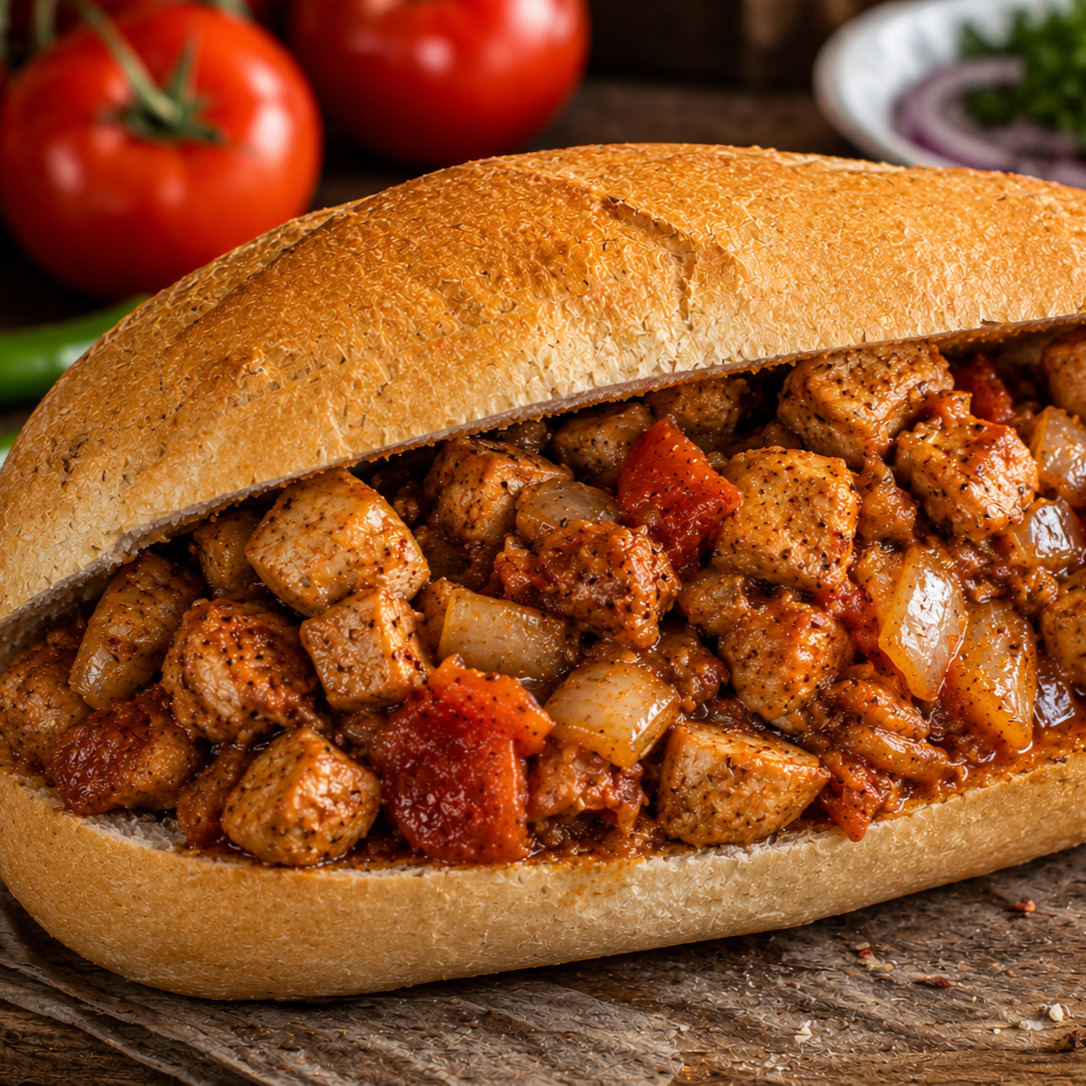Tam Ekmek Arası Tavuk Kavurma