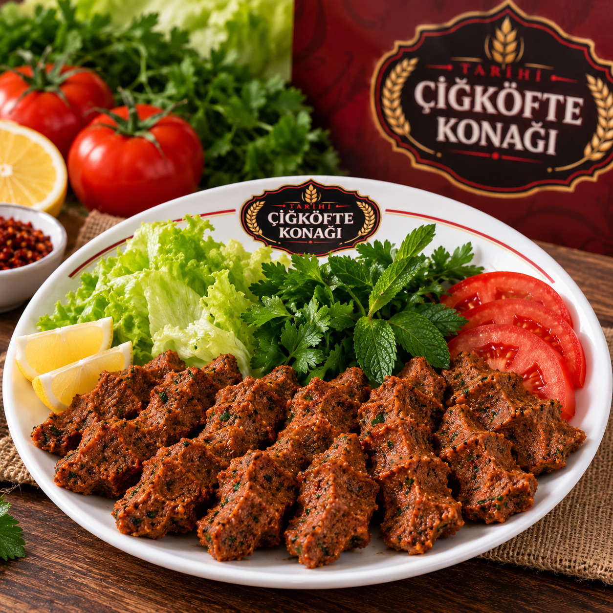 2 Kişilik Çiğ Köfte Keyif Paketi (350gr)