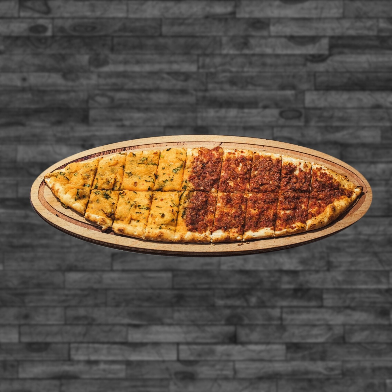 Yarısı Kıymalı Yarısı Patatesli Pide