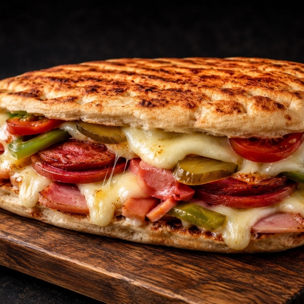 Bazlama Full Karışık Tost