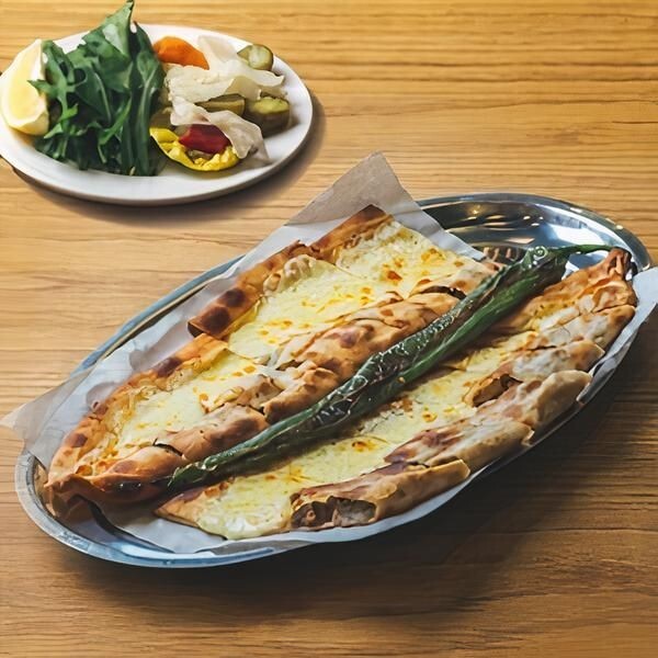 Çift Okka 1 Pide (Açık) +Coca Cola 330 ml