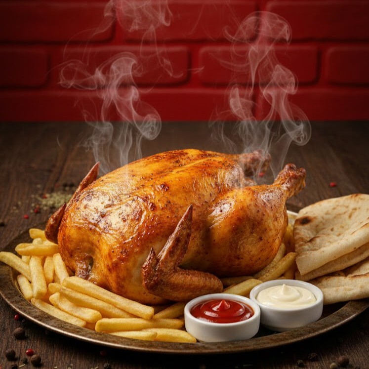 Yarım Piliç Çevirme Menü (750 gr)