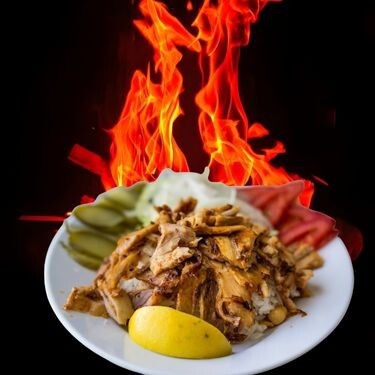 Pilav üstü Tavuk Döner (120 Gr)