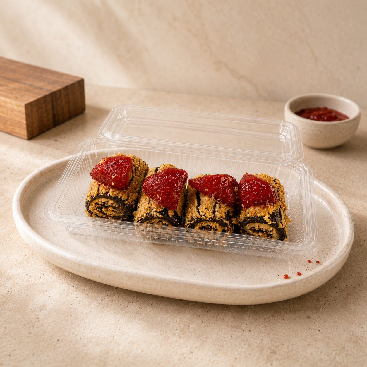 Mini İbiza Çilekli Roll (300 gr)