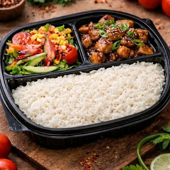 Soya Soslu Tavuk & Pirinç Pilavı
