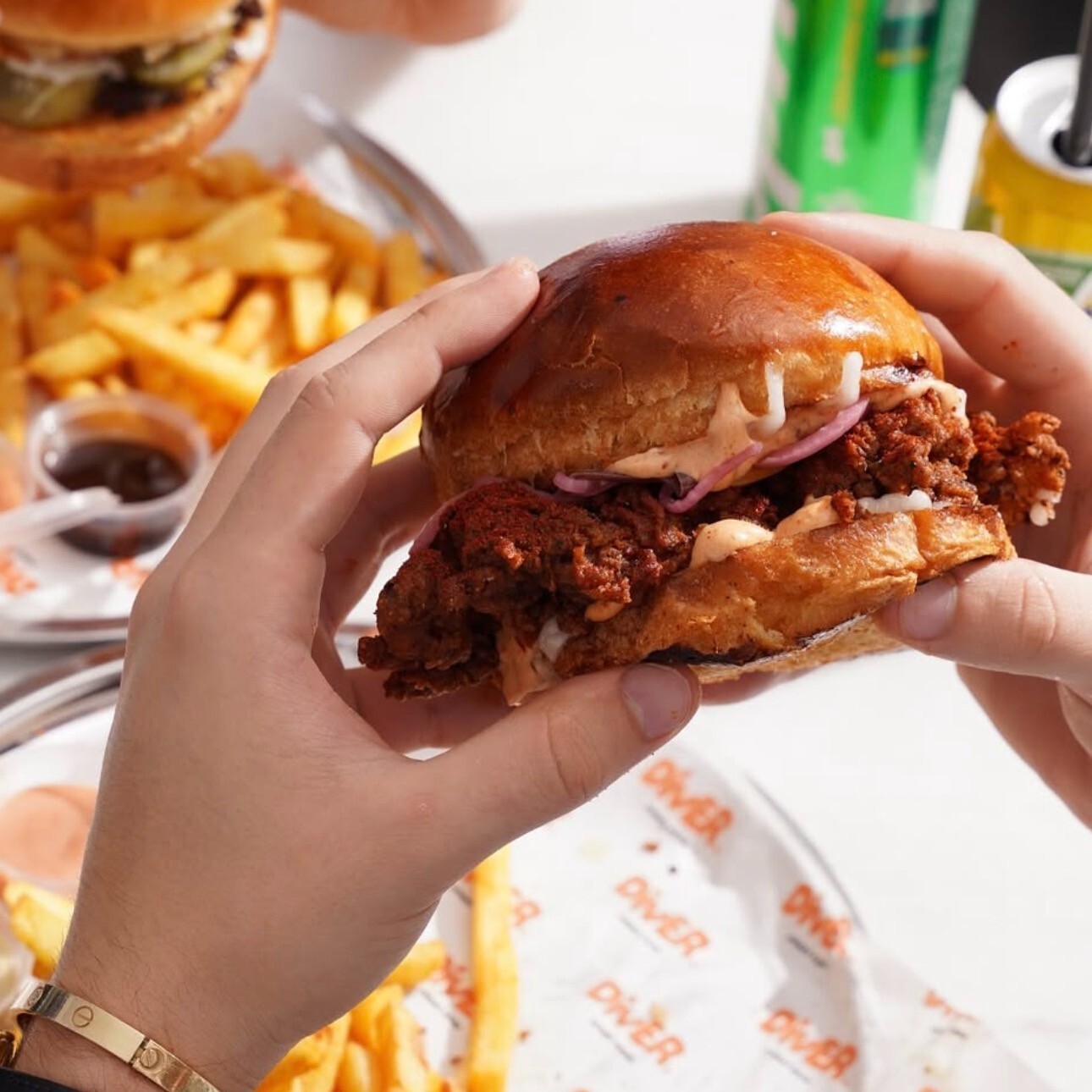 Nashville Tavuk Burger & Patates Kızartması