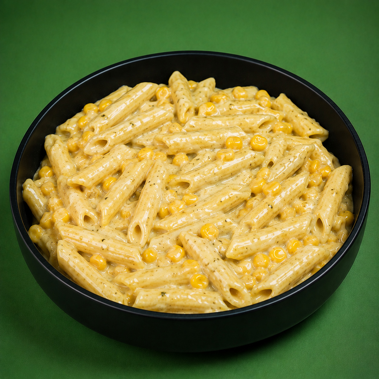 Tavuksuz Süt Mısırlı Soslu Penne Makarna