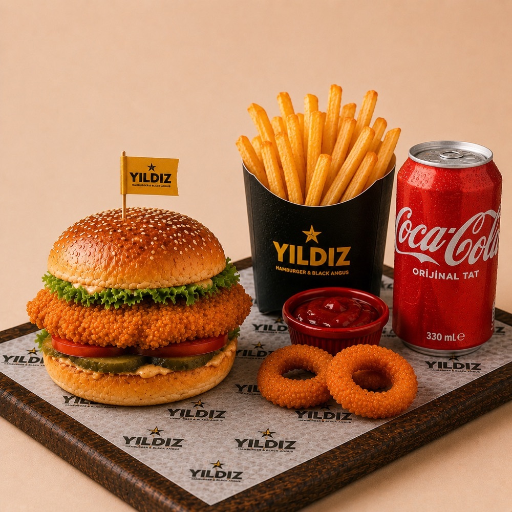 Jumbo Çıtır Tavuk Burger + Cola