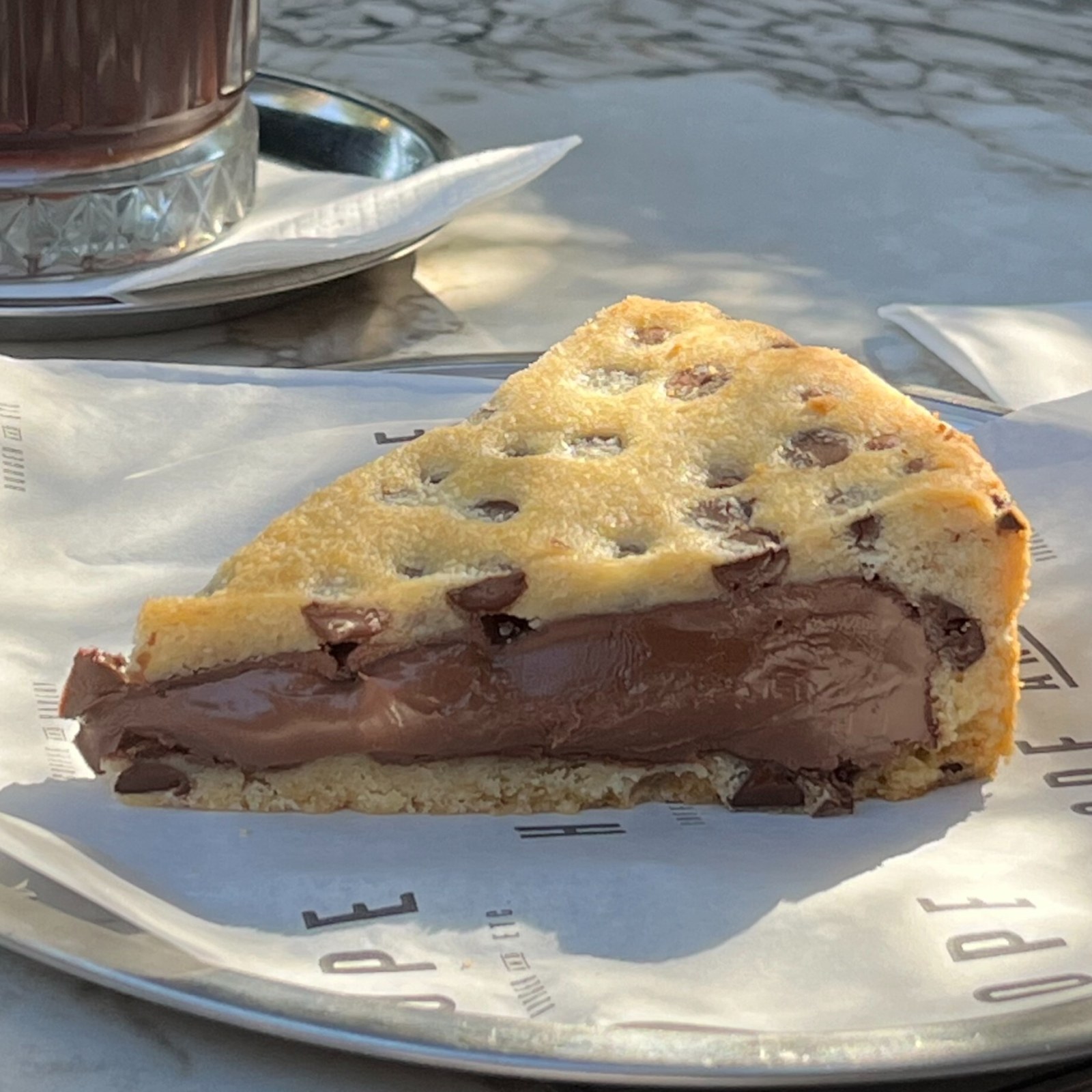 Nutella Cookie Tart