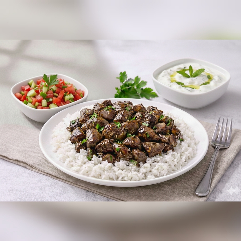 Tavuk Ciğerli Pilav Menü 8