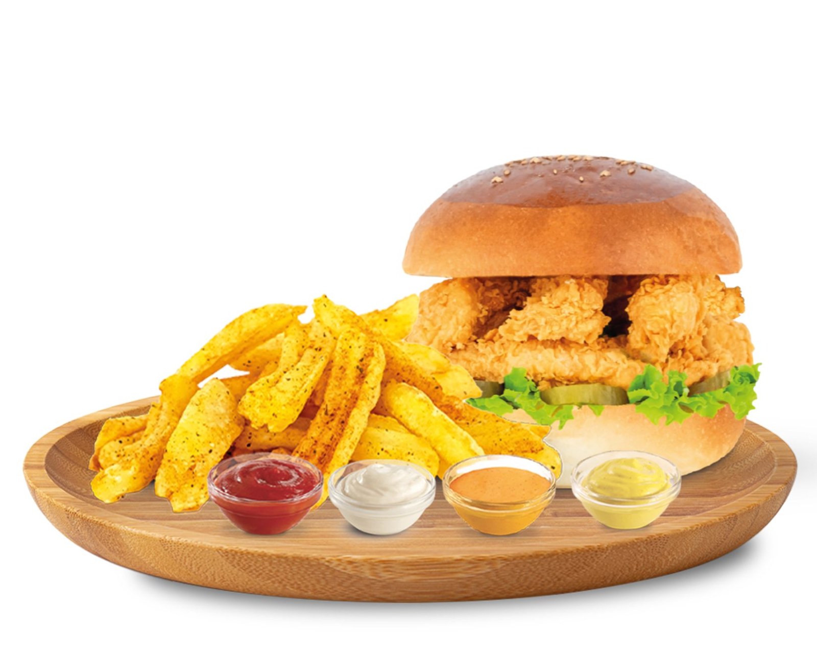 Cheddar Chicken Burger