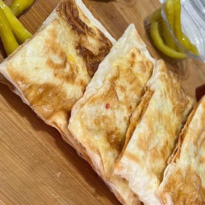 Ispanaklı kaşarlı Yumurtalı Gözleme