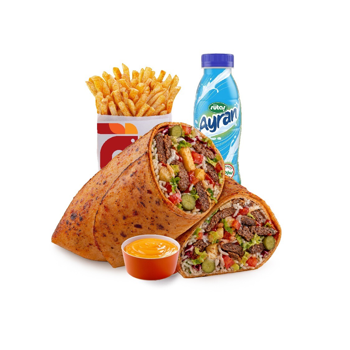 Mogaf Mexicano Köfte Burrito Menü