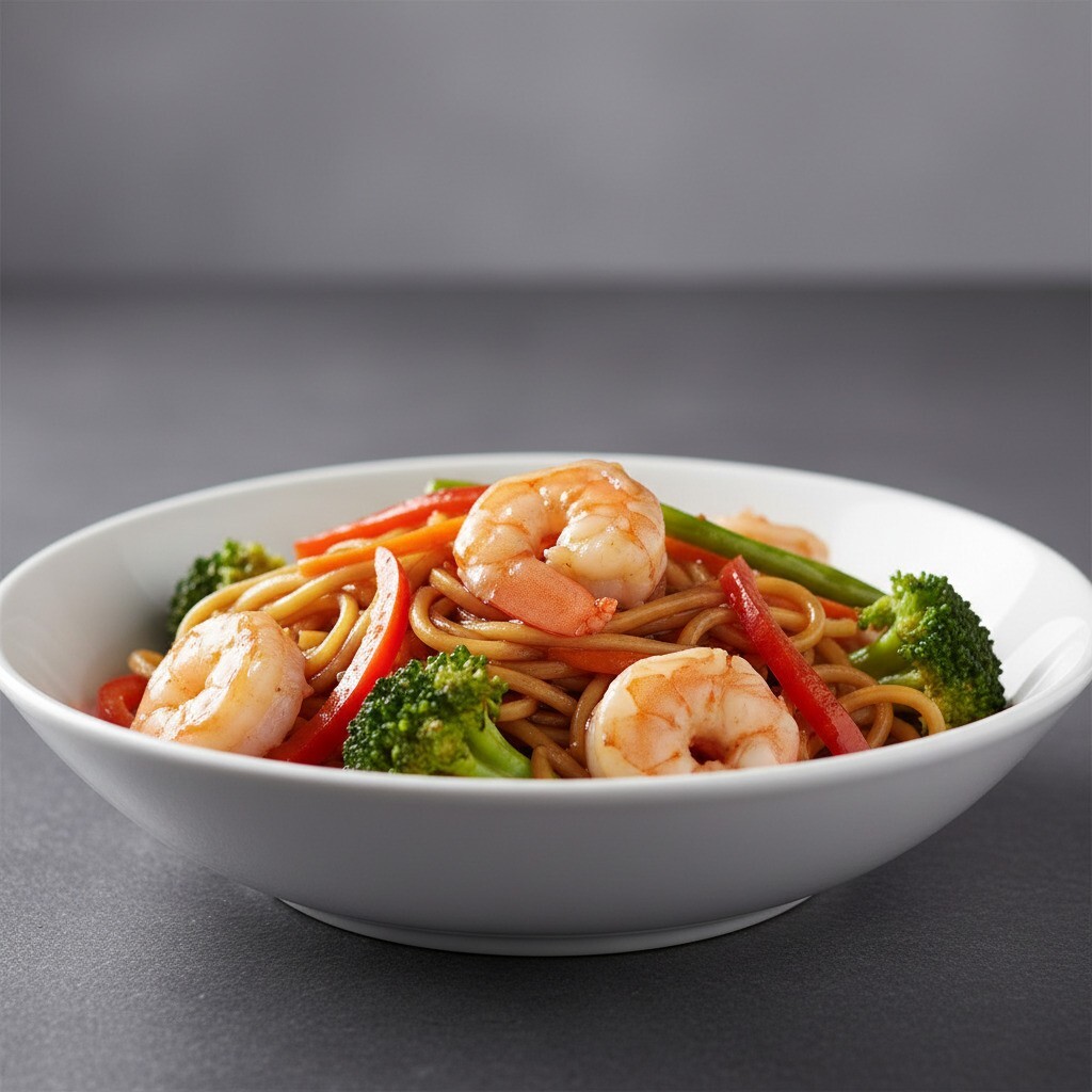 Karidesli Noodle