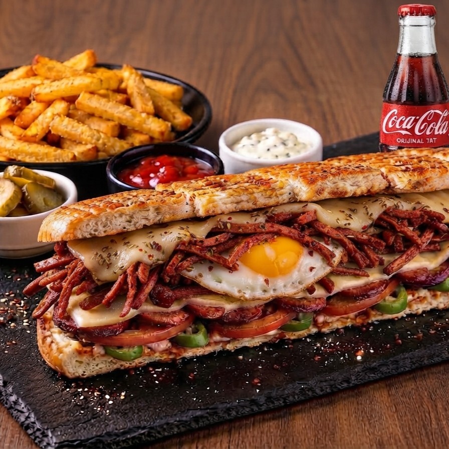 Special Vista Atom Tost + 200 mL Coca Cola + Baharatlı Patates