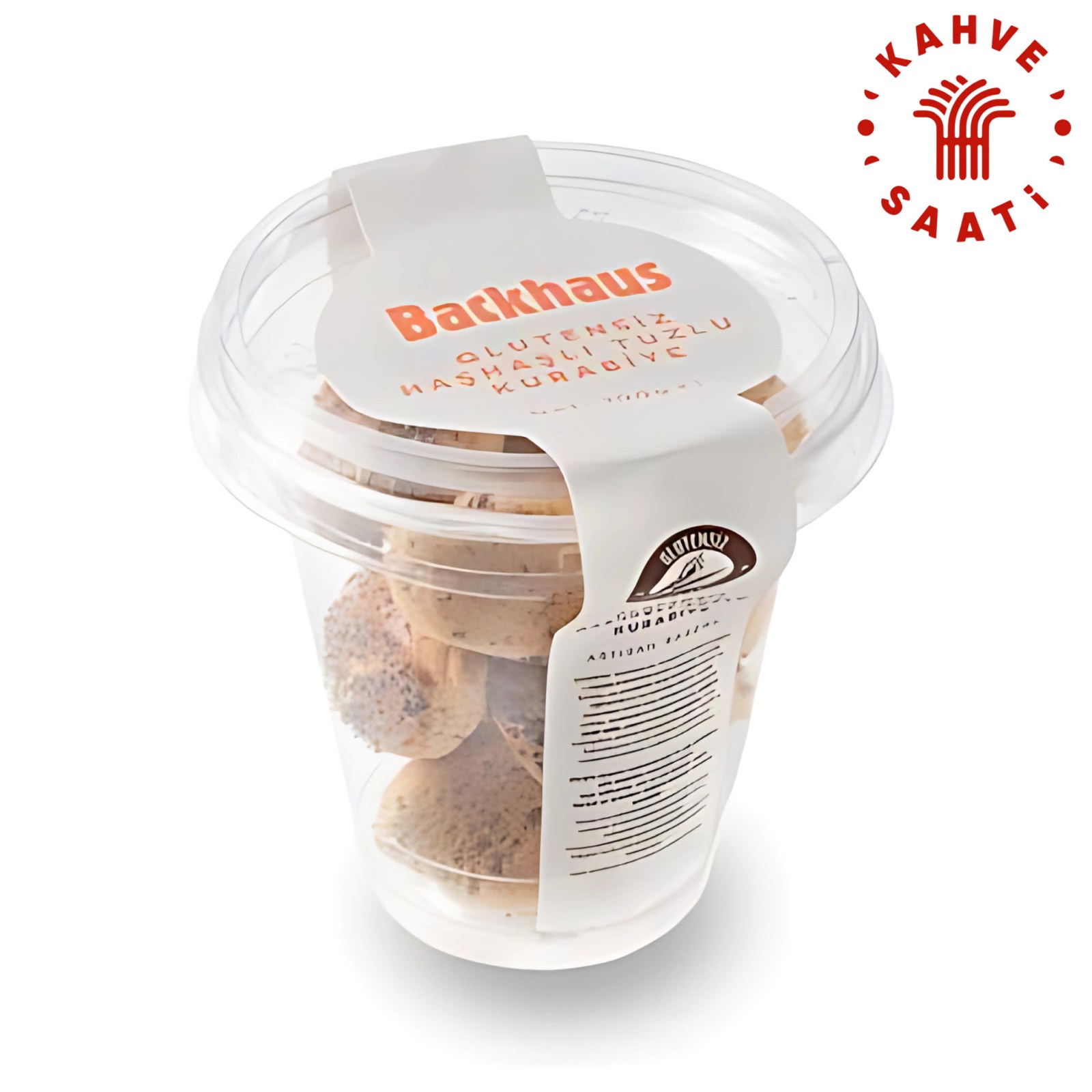 Glutensiz Haşhaşlı Tuzlu Bardak Kurabiye (100 gr)