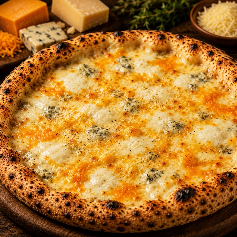 Quattro Formaggi Pizza (4 Peynirli) 30-32 cm