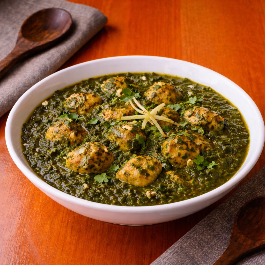 Palak Chicken (Ispanaklı Tavuk)