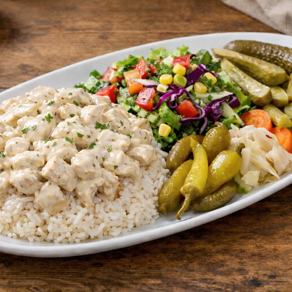 Peri Peri Soslu Tavuk Pilav