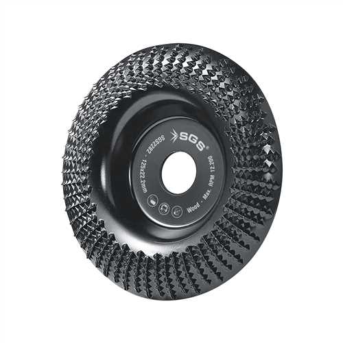 AHŞAP İŞLEME TAŞLAMA DİSKİ KAVİSLİ 125MM*22,22MM
