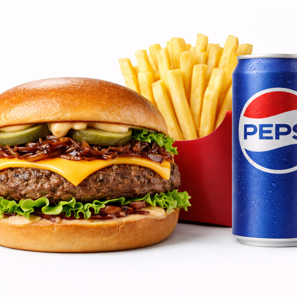 Mr Cheeseburger Menü