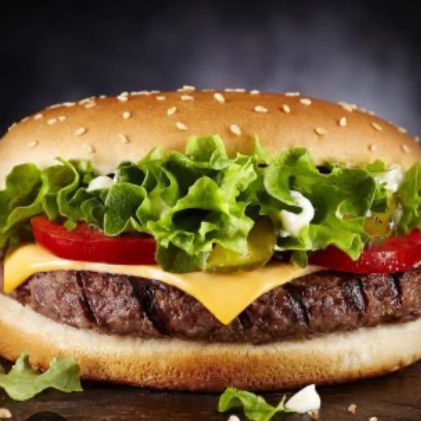 Cheeseburger Et Burger +patates Cips
