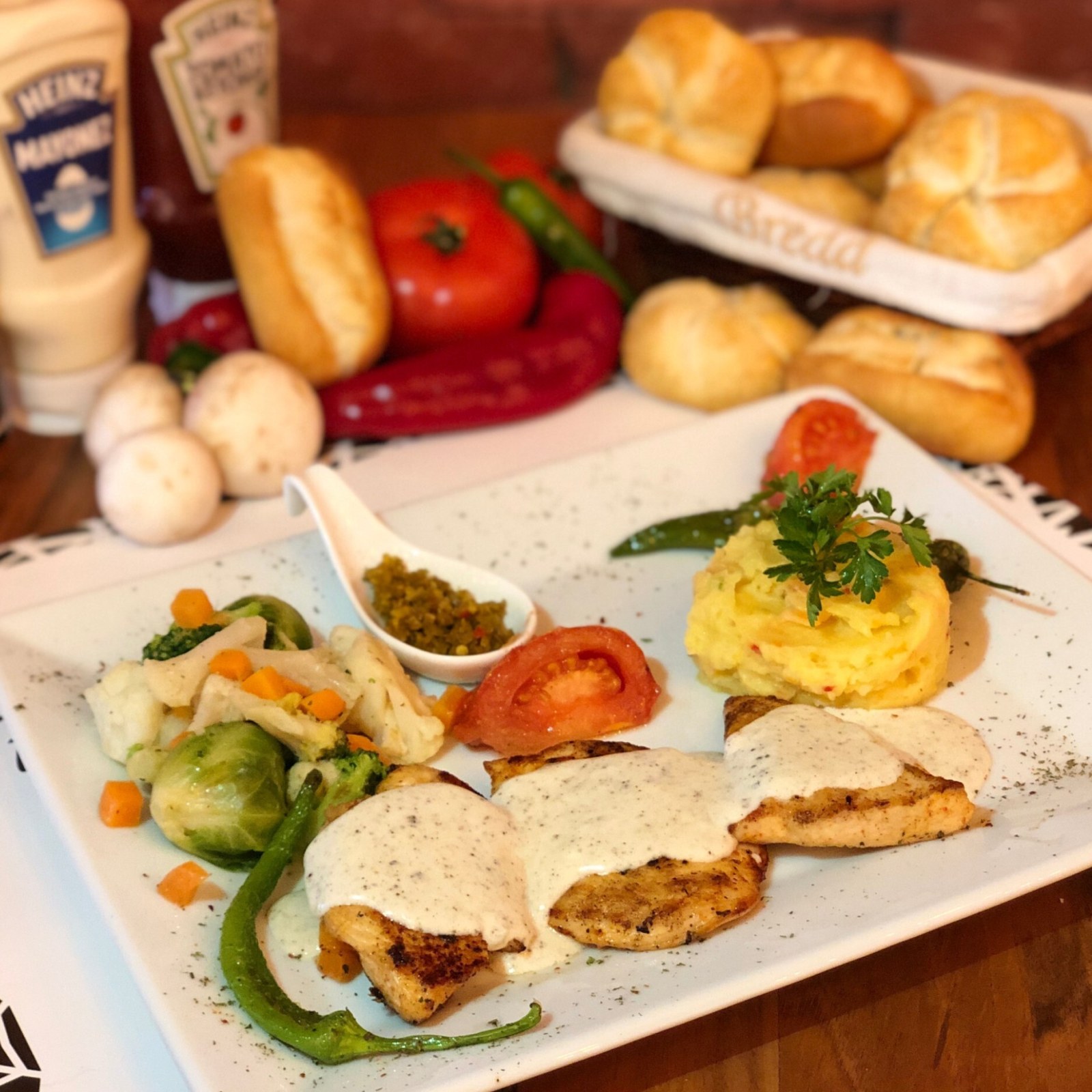 Peynir Soslu Tavuk