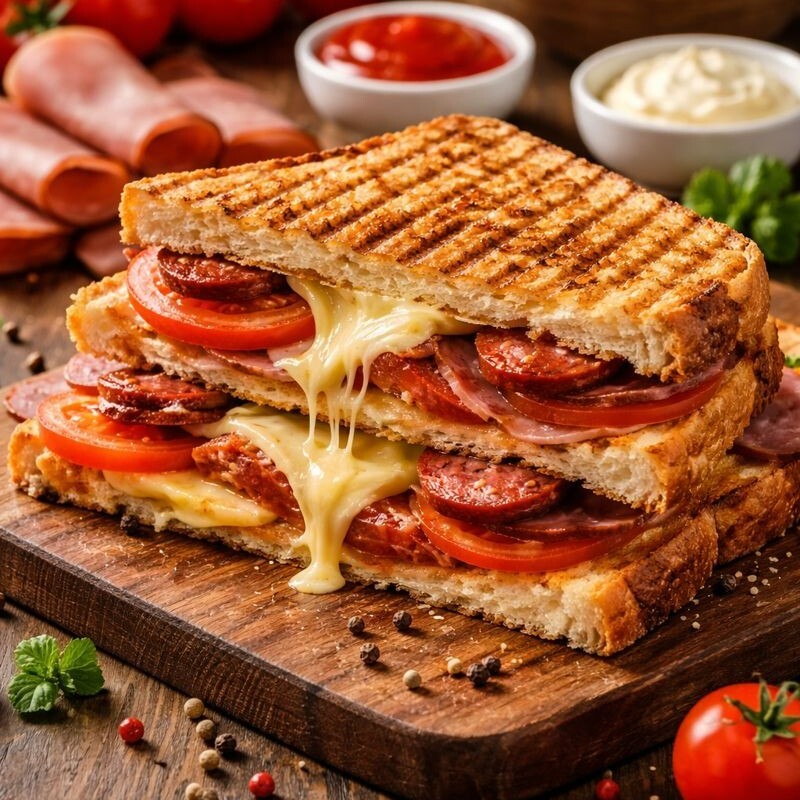 Karışık Tost +coca cola