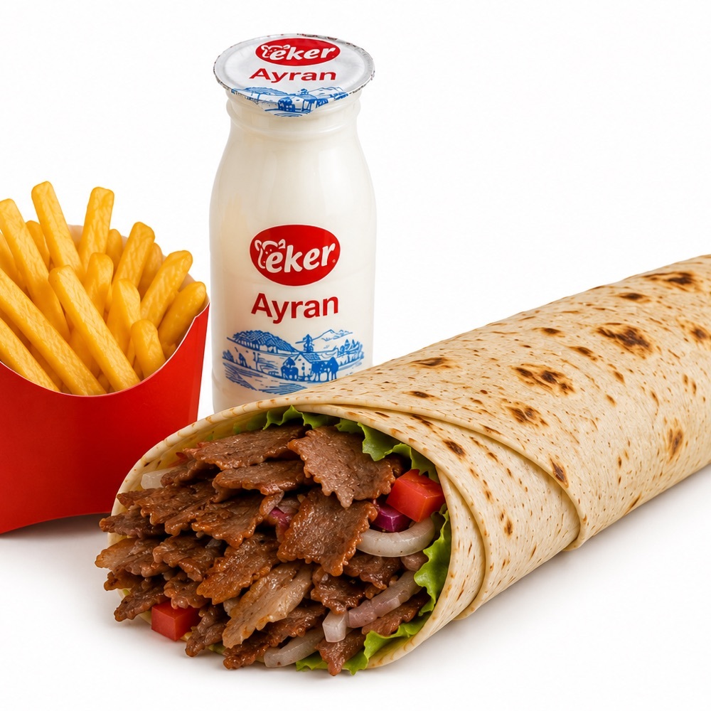 Et Döner Menü (200 gr)