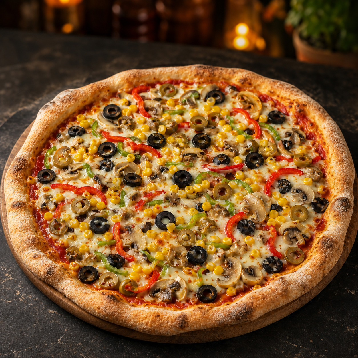 Vejetaryen Pizza (orta boy)