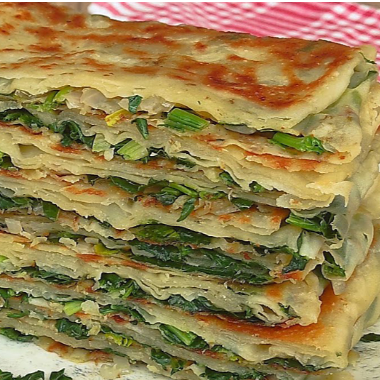 Ispanaklı El Açması Gözleme