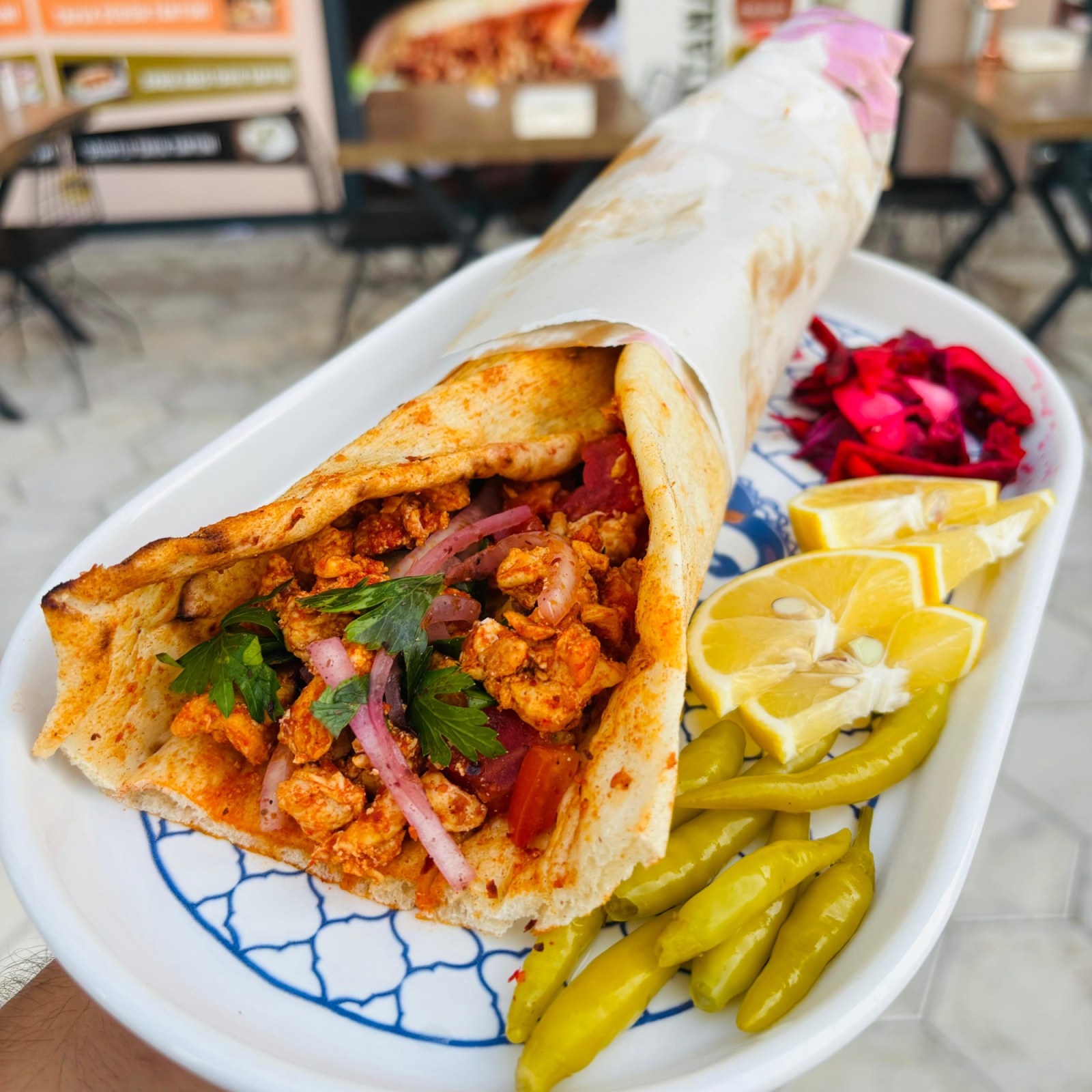 Pideli Tavuk Tantuni