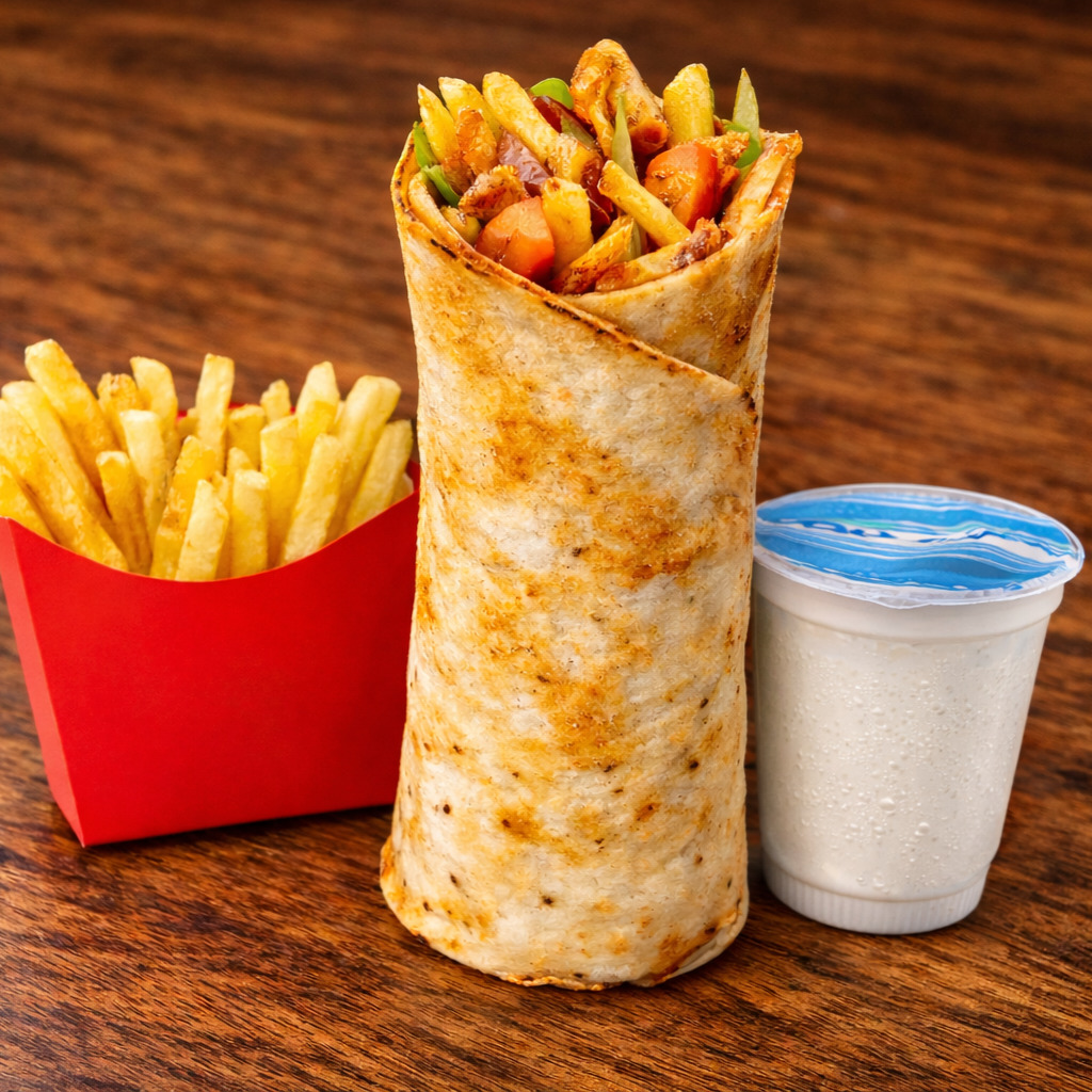 Ayranlı Antakya Tavuk Döner Menü 270 ml