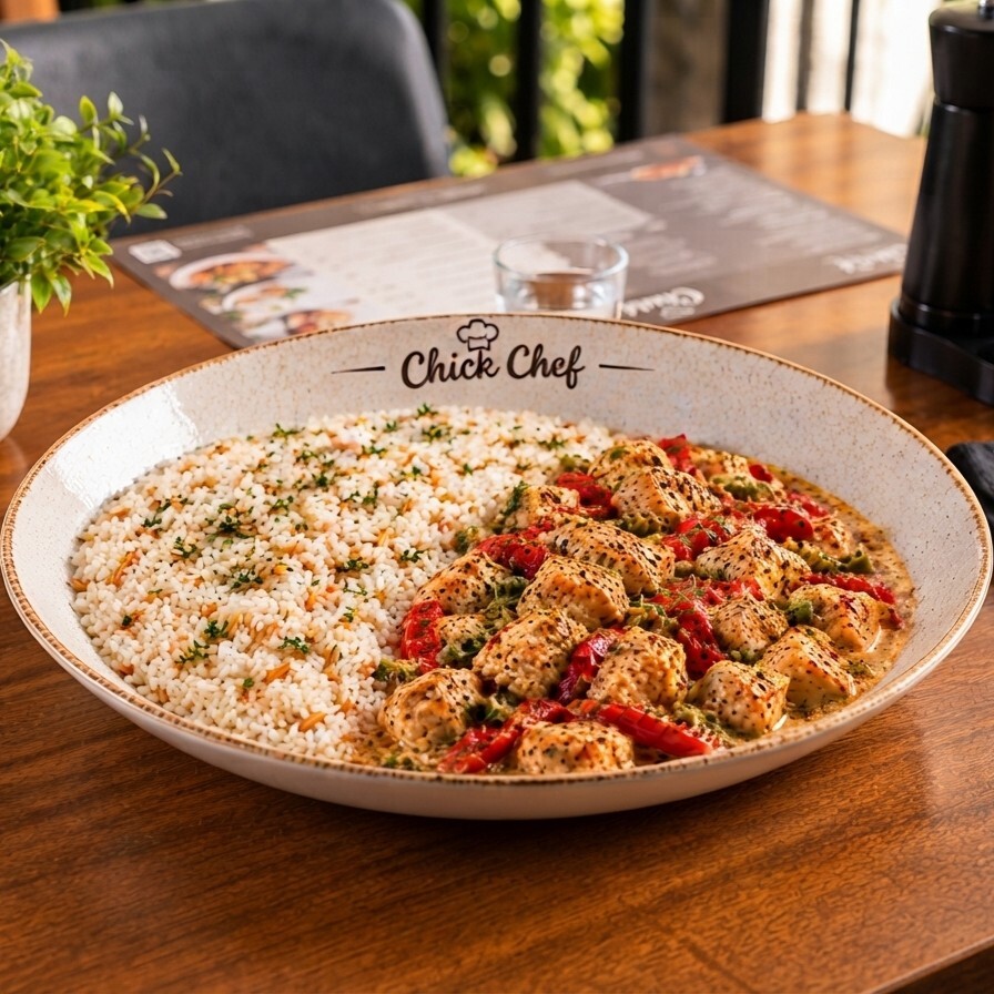 Chef'in Mutfağından Köri Soslu Tavuk + Pilav