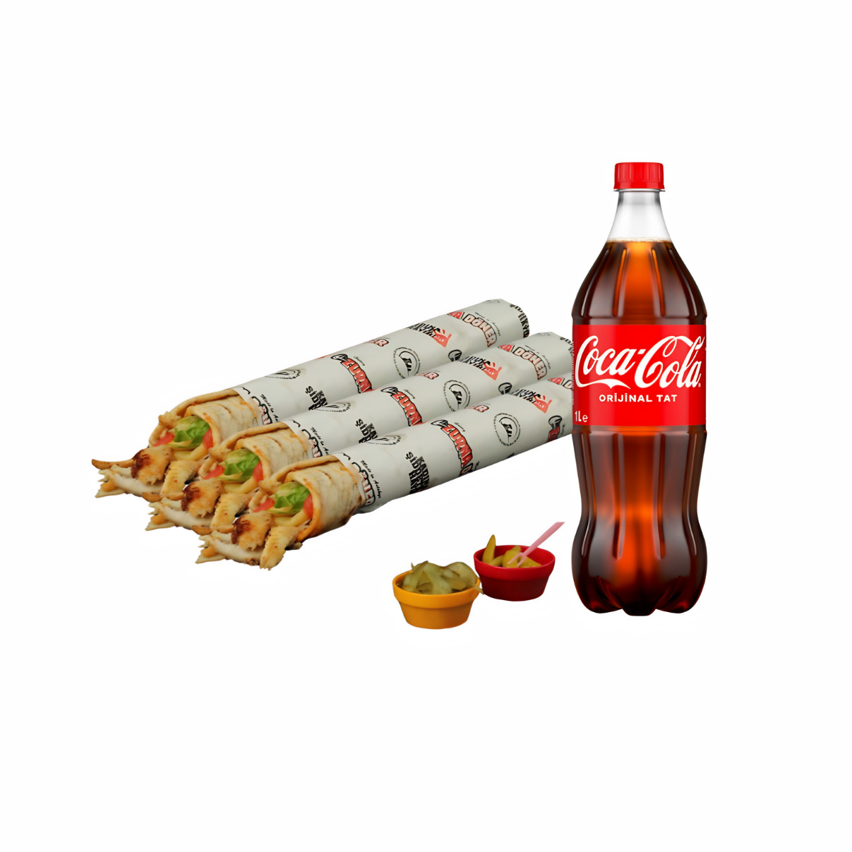 3'lü Full Döner Menü