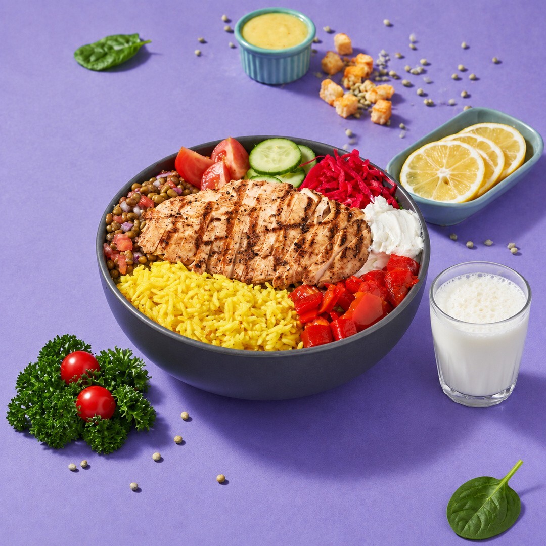 Mexican Izgara Tavuk Bowl + Ayran