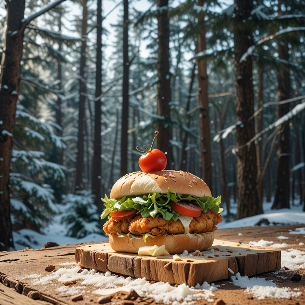 Ranch Soslu Çıtır Tavuk Sandviç & Duble Çıtır Patates & Küçük İçecek