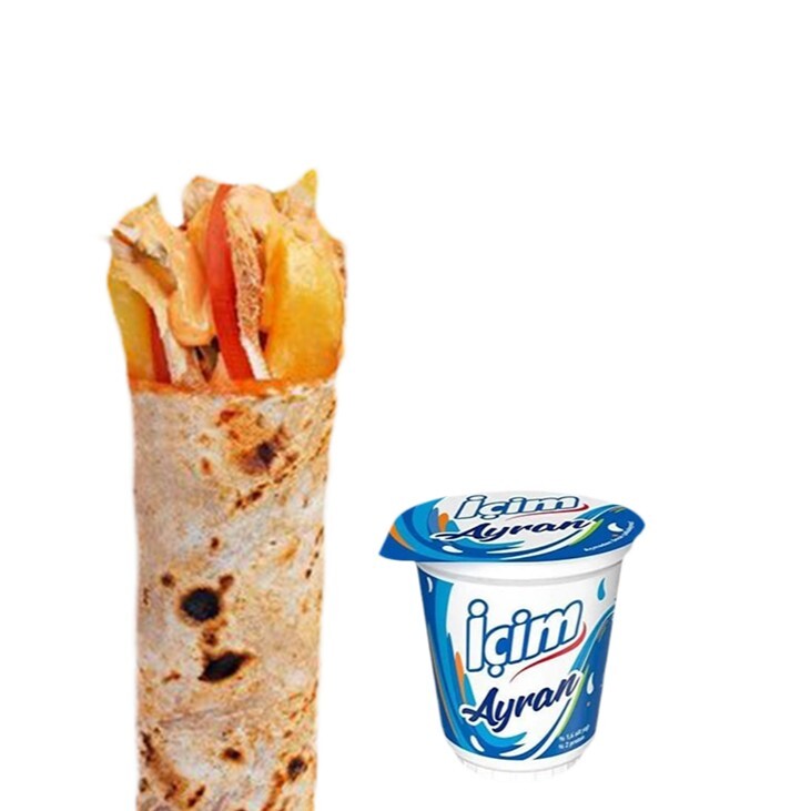 Gagala Soslu Dürüm ve Ayran