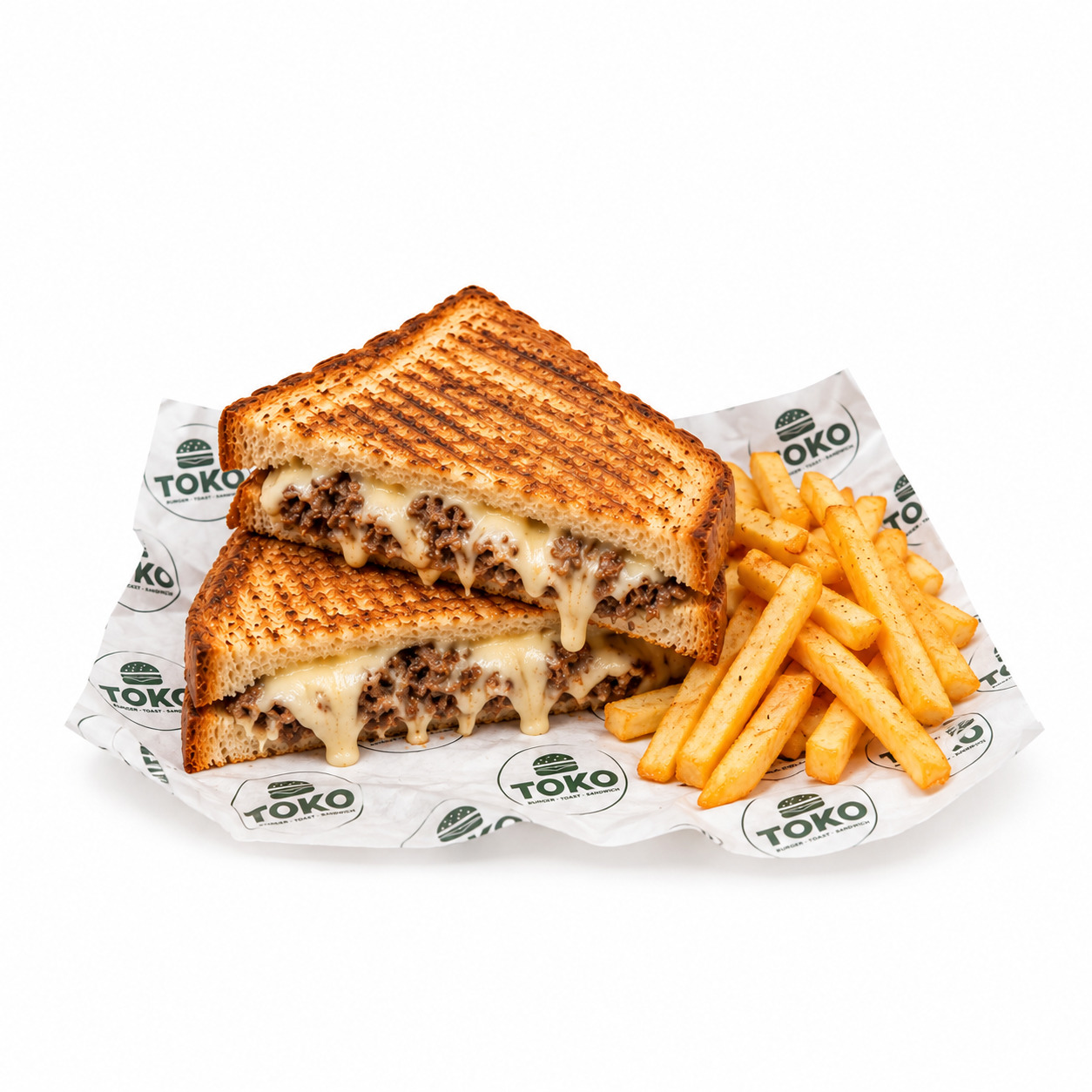 Kavurmalı & Kaşarlı Tost