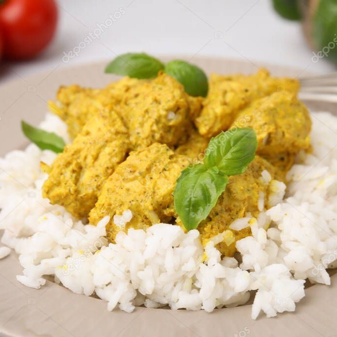 Köri Soslu Tavuklu Pilav