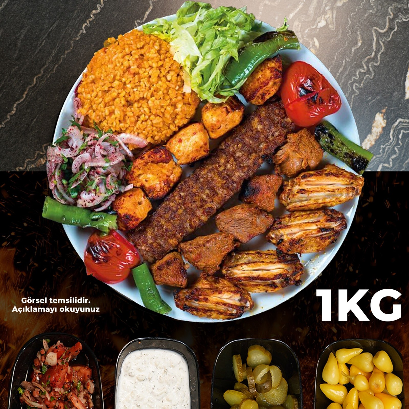 Karışık Kebap 410gr (2 kişilik)