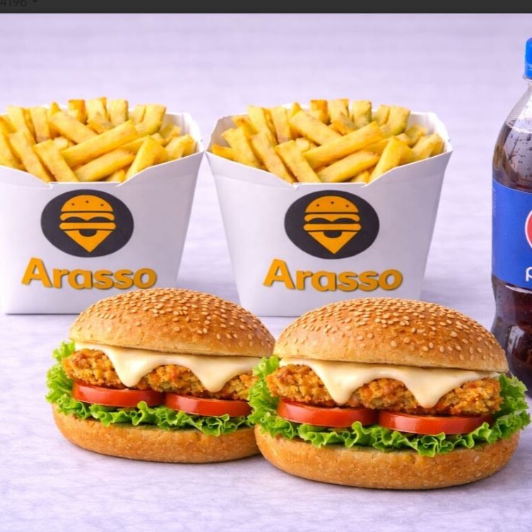 Tavuk Burger Menü (2 Kişilik)