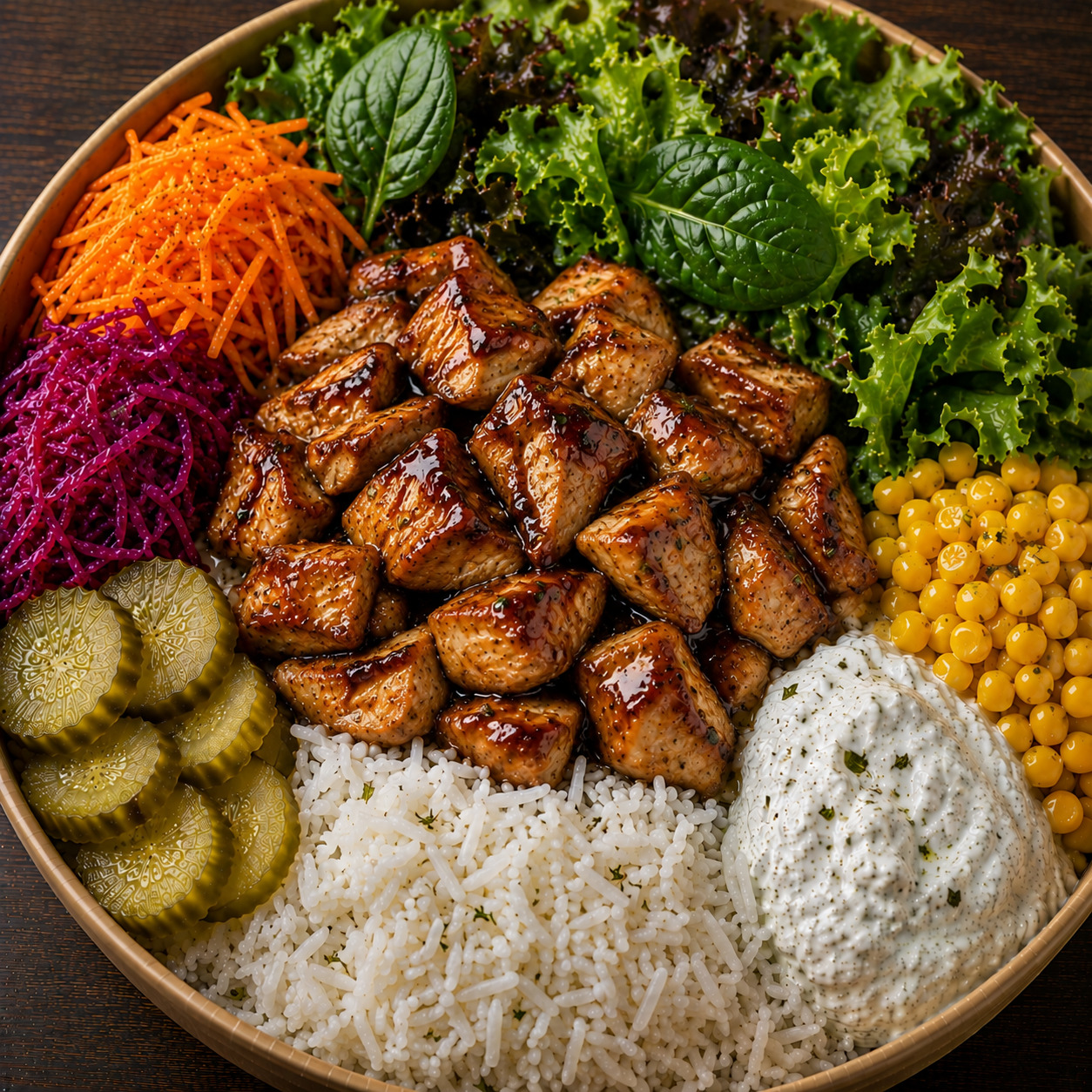 Soya Chicken Basmati Bowl