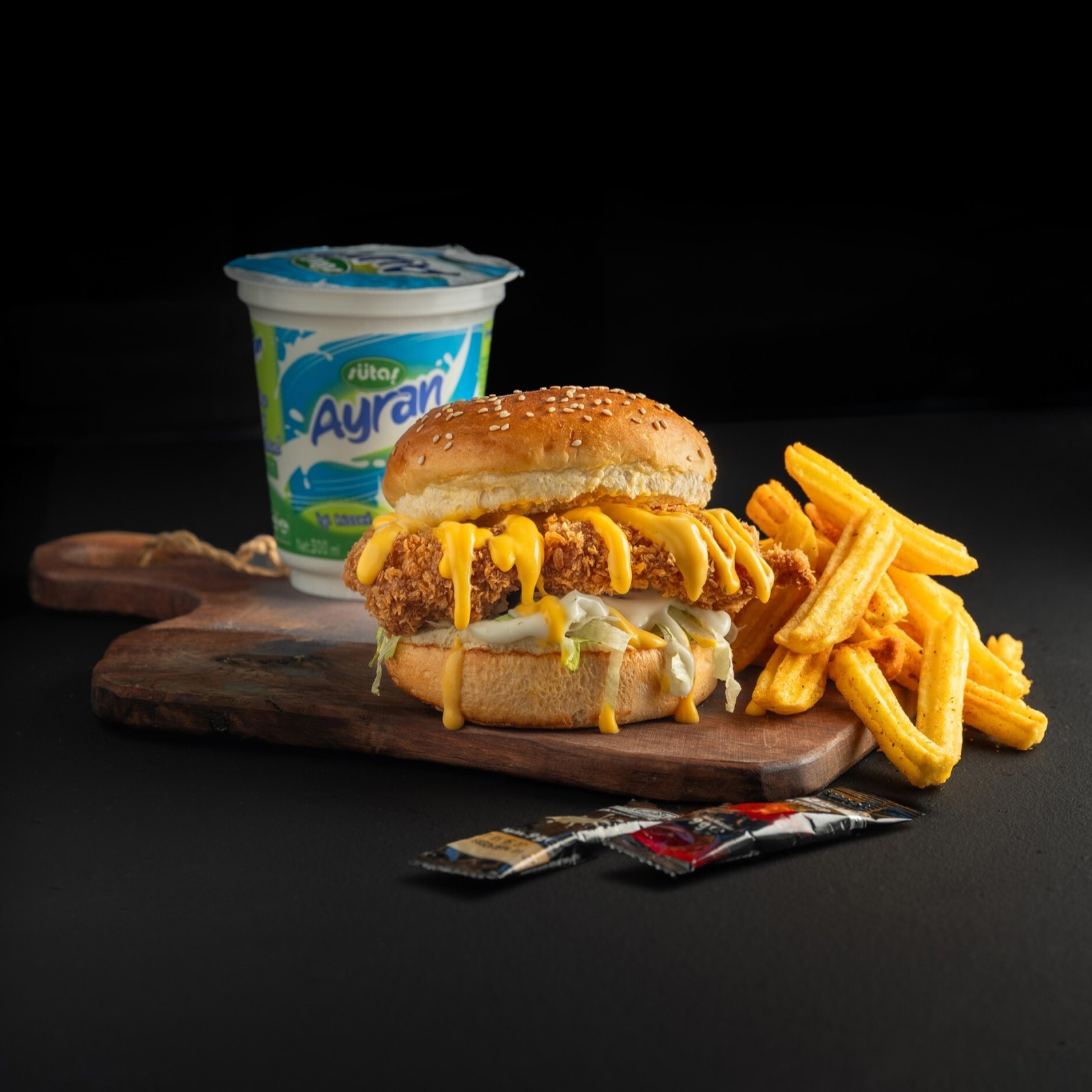Chick Fried Chicken Burger Menü