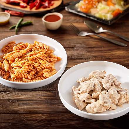 Özel Soslu Tavuk & Fusilli Makarna