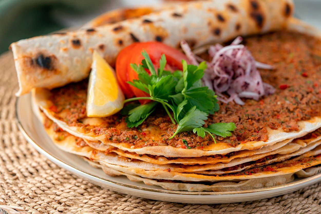 lahmacun 5 porsiyon MENÜ