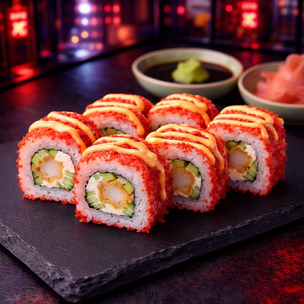 Spicy Shrimp Tempura Roll (8 Adet)