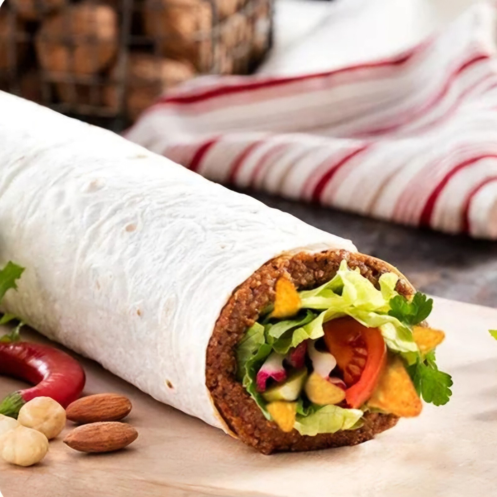 Doritoslu Çiğ Köfte Dürüm