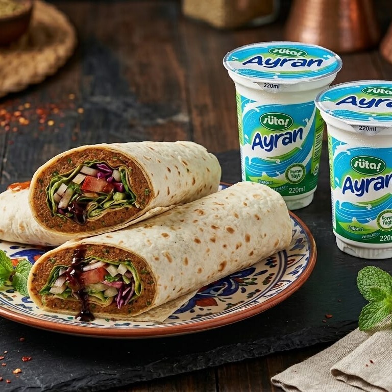 2li çiğköfte dürüm Menü